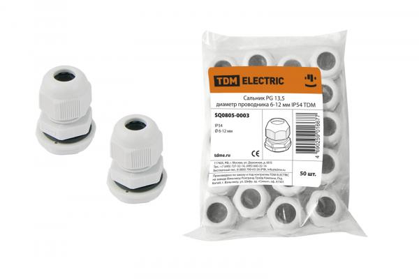 Сальник TDM PG 13.5 d6-12  IP54