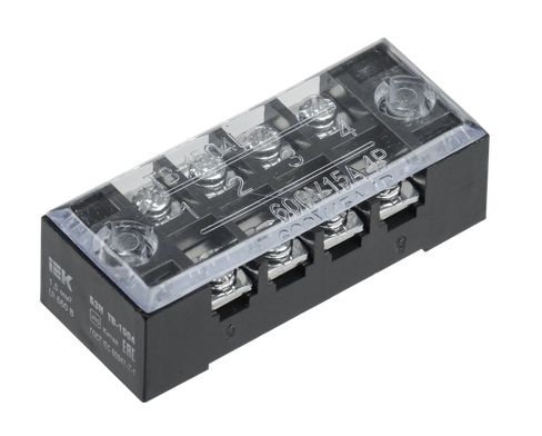 Блок зажимов БЗН ТВ-1504 1,5 мм2 15A 4 пары IEK