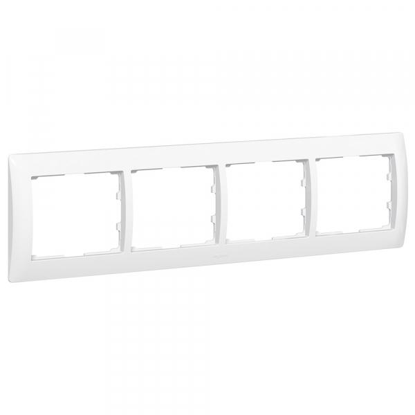 Legrand  Galea Life Белый Рамка 4-местная горизонтальная 771004